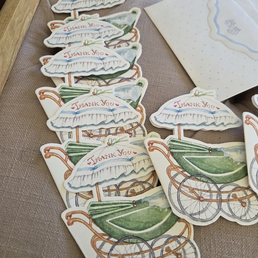 Susan Branch Baby Shower Thank You Notes Set Of 10 Dated 2001